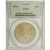 Image 1 : 1834 50C Small Date, Small Letters AU50 PCGS. O-113, R 