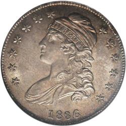 1836 50C Lettered Edge MS65 NGC. O-114, R.2. Star 7 is 