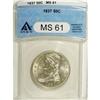 Image 1 : 1837 50C MS61 ANACS. Highly lustrous and solidly struc 