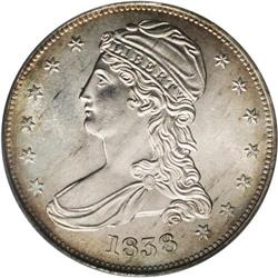 1838 50C MS64 PCGS. A beautiful example of this elusiv 