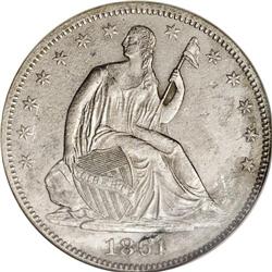 Three-Coin Set of 1861-O Half Dollars, Shipwreck Effect 