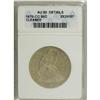 Image 3 : 1870-CC 50C --Cleaned--ANACS. AU50 Details. Chestnut an 