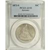Image 1 : 1873-S 50C Arrows AU53 PCGS. Lightly worn with some or 