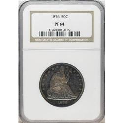 1876 50C PR64 NGC. Type One Reverse. The obverse is dr 