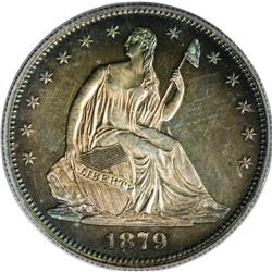 1879 50C PR65 PCGS. Type One Reverse. This year marks 