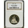 Image 3 : 1891 50C PR66 Cameo NGC. Fully struck, except for the 