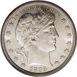 1895-S 50C MS64 PCGS. Although this piece is just shy 