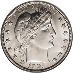 1901-O 50C MS65 NGC. David Lawrence writes in his Comp 