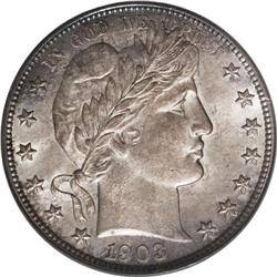 1903-S 50C MS64 PCGS. The dove-gray surfaces offer lig 