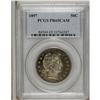 Image 3 : 1897 50C PR65 Cameo PCGS. The golden-bronze patina tha 