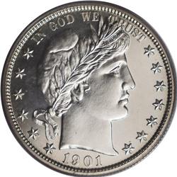 1901 50C PR66 Cameo PCGS. There are no hairlines or co 