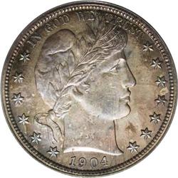 1904 50C PR66 PCGS. This intricately struck specimen i 