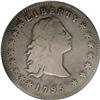 Image 1 : 1795 S$1 Flowing Hair, Three Leaves Fine 12 PCGS. B-5, 