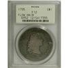 Image 3 : 1795 S$1 Flowing Hair, Three Leaves Fine 12 PCGS. B-5, 