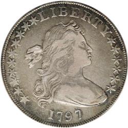 1797 S$1 10x6 Stars VF20 PCGS. B-3, BB-71, R.2. The is 