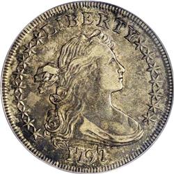 1797 S$1 9x7 Stars, Small Letters XF45 PCGS. B-2, BB-7 
