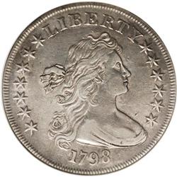 1798 S$1 Large Eagle XF45 ANACS. B-27, BB-113, R.2. Bo 