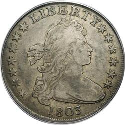 1803 S$1 Small 3 VF25 PCGS. B-1, BB-251, R.4. Dusky me 
