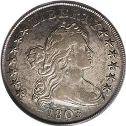 1803 S$1 Large 3 XF45 PCGS. B-6, BB-255, R.2. Die Stat 