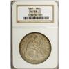 Image 3 : 1845 S$1 AU58 NGC. A charming better date dollar with 