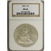 Image 3 : 1859 S$1 MS64 NGC. There is controversy among numismat 