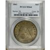 Image 3 : 1861 S$1 MS64 PCGS. Although the Mint Act of February 