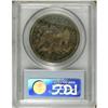 Image 4 : 1867 S$1 MS62 PCGS. The surfaces are deep cobalt-blue, 