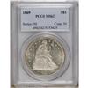 Image 3 : 1869 S$1 MS62 PCGS. Mass meltings were staples of the 