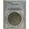 Image 3 : 1870-CC S$1 MS63 PCGS. The first 1870-CC Seated Libert 
