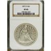 Image 1 : 1872-S S$1 XF45 NGC. One of just 9,000 examples struck 
