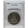 Image 3 : 1860 S$1 PR63 PCGS. Intense original toning in shades 