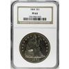 Image 3 : 1864 S$1 PR63 NGC. Business strikes of the Civil War-i 