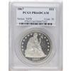 Image 3 : 1867 S$1 PR66 Deep Cameo PCGS. This is a sensational p 