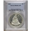 Image 3 : 1868 S$1 PR64 Cameo PCGS. With only 600 specimens mint 