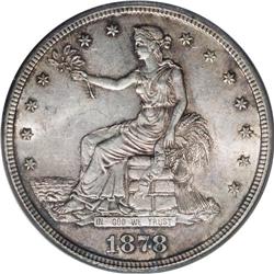 1878-S T$1 MS63 PCGS. The ''78-S is a frequently encou 