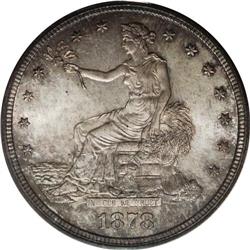 1878-S T$1 MS66 PCGS. Representing the final year of b 