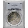 Image 3 : 1874 T$1 PR64 PCGS. Seven hundred proof Trade dollars 