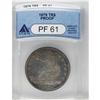 Image 1 : 1879 T$1 PR61 ANACS. Modestly reflective beneath haze 