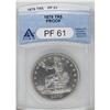 Image 1 : 1879 T$1 PR61 ANACS. The obverse is strongly reflectiv 