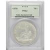 Image 1 : 1879 T$1 PR62 PCGS. Deep olive-gold haze covers practi 