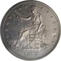 1879 T$1 PR63 PCGS. The fields are nicely reflective a 