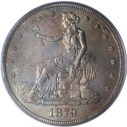 1879 T$1 PR64 PCGS. Fully struck and well preserved wi 