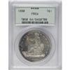 Image 3 : 1880 T$1 PR64 PCGS. This near-Gem proof specimen is ho 