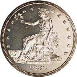 1883 T$1 PR64 NGC. With a proof-only mintage of just 9 
