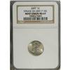 Image 1 : 2001 1C --Struck on a 2001 Dime--MS67 NGC. The perpendi 