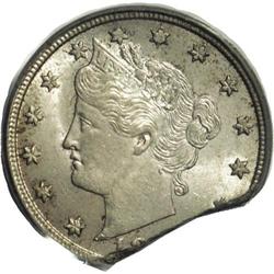 Undated Liberty Head Nickel--Broken Planchet--MS64 PCGS 