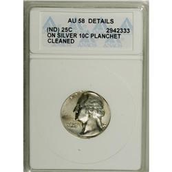 Undated 25C Heavy Motto P-mint Washington Quarter--On 