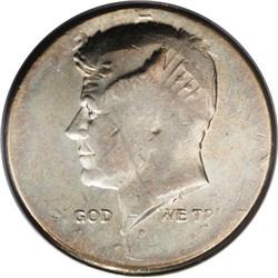 19??-S 50C Kennedy Half--Flipover Double Strike, Die A 