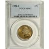 Image 1 : 1932-D 25C MS62 PCGS. Softly lustrous beneath peach, g 