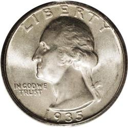 1935-S 25C MS67 PCGS. Billowy mint luster shines forth 